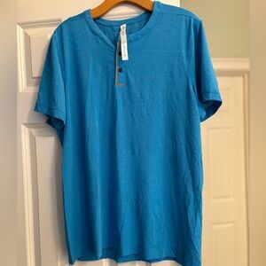 lululemon athletica Vibrant Blue Short Sleeve Tee